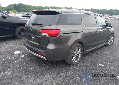 2016 Kia Sedona Sx Luxury from USA, damaged, VIN KNDME5C13G6141933